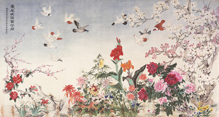 北京画院典藏精品呈现“百花齐放”盛景