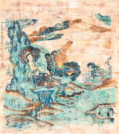 敦煌情 飞天梦——刘璟的敦煌题材画作