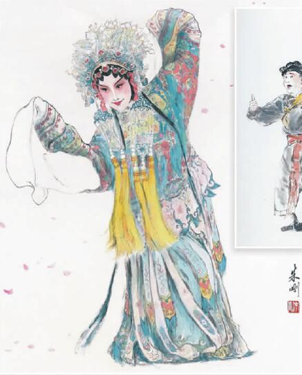 以水墨之韵演绎戏曲之美